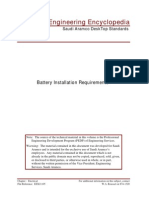 Battery Installation Requirements