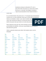 A História Dos Processadores Começa Na Década de 70