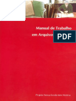 Manual de Trabalho em Arquivos Escolares