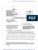 Rivernider - 22 - Plaintiffs Response To 3rd Order To Show Cause (11/16/2009)