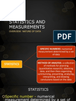 Overview and Nature of Data