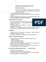 Características de Un Terapeuta Efectivo