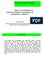 Spss Analisis Regresion Variables Mediadoras Vs Moderadoras