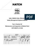 HCP-8000-PL-Z-3322 P3 S22 Maintenance & Inspection of Mobile