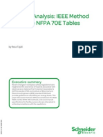 Arc Flash Analysis: IEEE Method Versus The NFPA 70E Tables: Executive