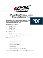 Dodge Ram Fault Codes