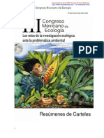 Congreso Ecologia Resumenes Carteles