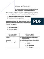 Defeitos de Fundição PDF