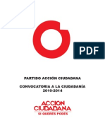 Convocatoria A La Ciudadania