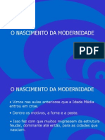 O Nascimento Da Modernidade