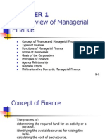 An Overview of Managerial Finance