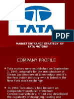 Market Entrance Strategy of Tata Motors