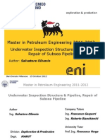 Underwater Inspection Structure & Pipeline.