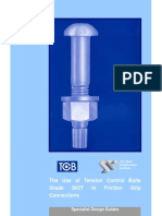 SCI P324 The Use of Tension Control Bolts Grade SIOT in Friction Grip Connections PDF