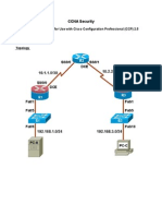 CCNA Security: Configuring Devices For Use With Cisco Configuration Professional (CCP) 2.5