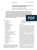 Consideration For On-Bottom Stability of Unburied Pipelines Using A Dynamic Fluid-Structure-Soil Simulation Program