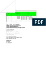 Price Breakup Format - Forging