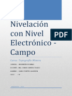 Nivelación Con Nivel Electrónico