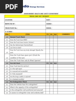 Truck Load-Out Checklist