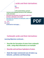 Carboxylic Acids and Their Derivatives New