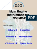 Main Engine Instructions For S50MC-C