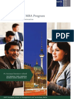 ESMT Full-Time MBA Program: Master of Business Administration