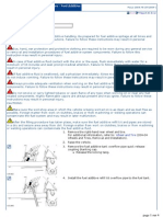 Fuel Additive System Filling and Bleeding