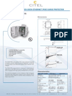 CMJ8-POE Series: Outdoor Gigabit Power-Over-Ethernet (Poe) Surge Protector