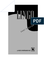 Lingo 11 Users Manual