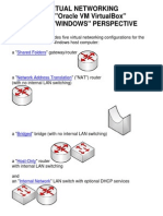 Virtual Networks in VirtualBox - Windows