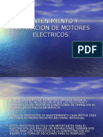 Mantenimiento y Reparacion de Motores Electricos