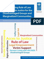 Strengthening Rule of Law and Access To Justice For The Disadvantaged Groups and Marginalized Communities