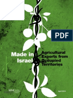 Made in Israel: Agricultural Export From Occupied Territories