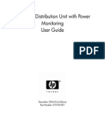 HP Power Distribution Unit With Power Monitoring User Guide