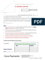 LTA Claim Form - Period 1.jan.2006 To 31.dec.2009