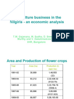 Floriculture Business in The Nilgiris - An Economic