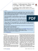 Daily Energy Expenditure, Cardiorespiratory Fitness and Glycaemic Control in People With Type 1 Diabetes