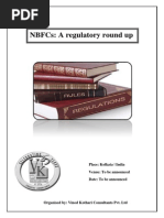 NBFCS: A Regulatory Round Up: Place: Kolkata - India Venue: To Be Announced Date: To Be Announced