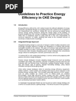 18.0 Guidelines To Practice Energy Efficiency in CKE Design