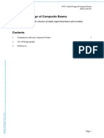 NCCI: Initial Design of Composite Beams