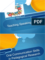 Teaching Speaking