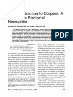 Sexual Attraction To Corpses: Psychiatric Review of Necrophilia