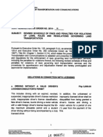 DOTC Joint Administrative Order 2014-01 Setting Higher Fines For Traffic Violations