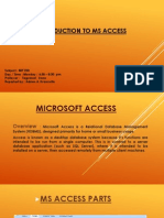 Intro To Ms Access Basic