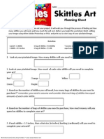 Skittle Art Planning Sheet