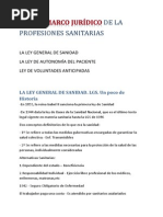 Tema 6 Marco Jurídico de La Profesiones Sanitarias - Docx1