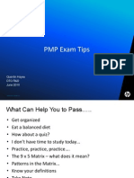 PMP Exam Tips: Quentin Hayes Dto R&D June 2010