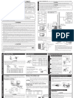 Split Unit Air Conditioner Installation Manual: For Service Personnel Only