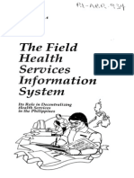 The Field: Health Services Information