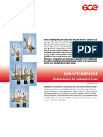 Dinset/Gasline: Outlet Points For Industrial Gases